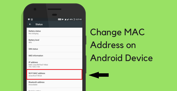 Mac Address Spoofing App Android